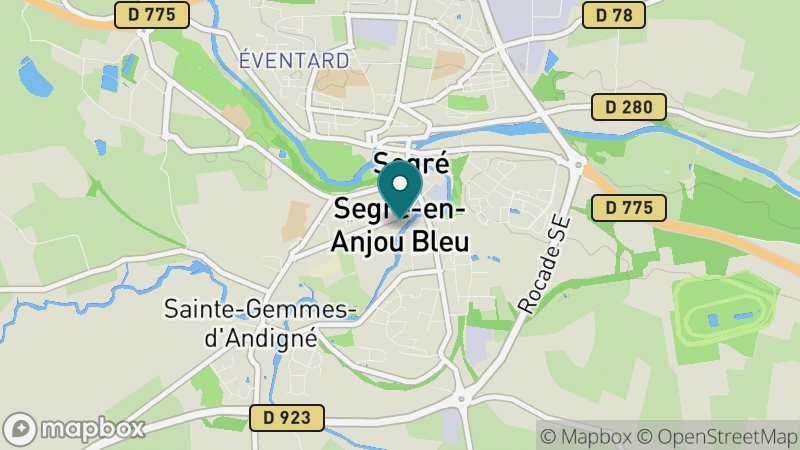 Carte - Segre En Anjou Bleu