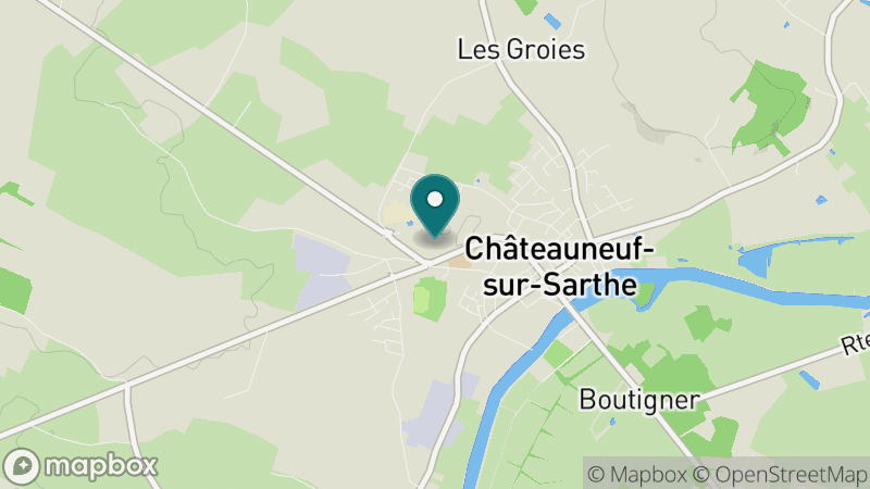 Carte - Chateauneuf Sur Sarthe