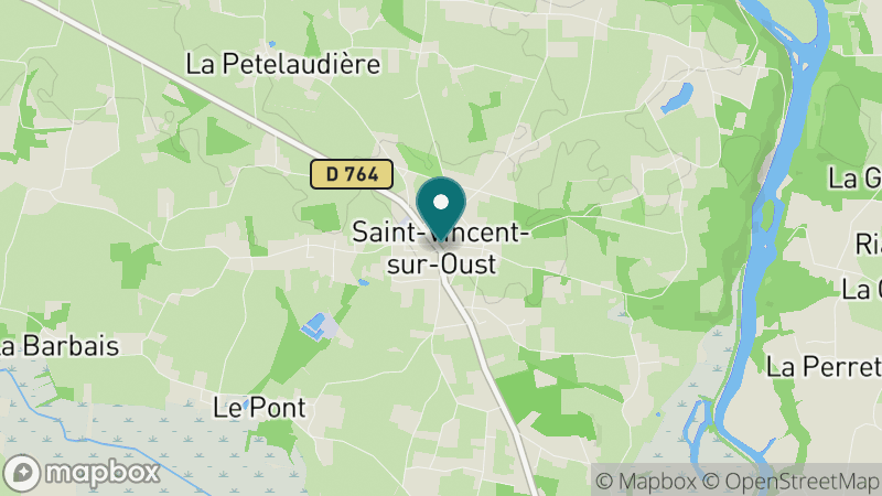 Carte - Saint Vincent Sur Oust