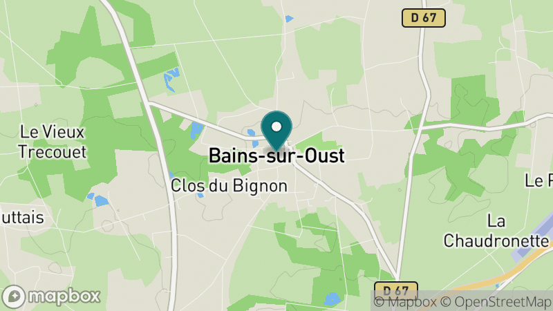 Carte - Bains Sur Oust