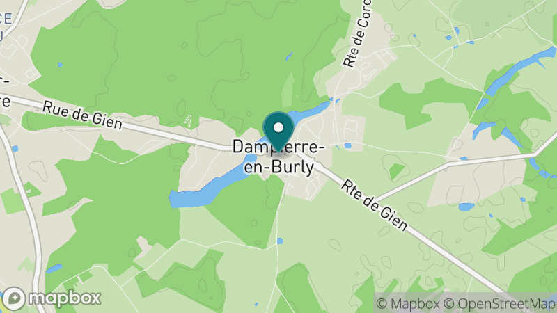 Carte - Dampierre-en-Burly