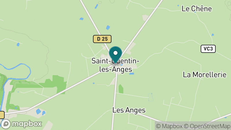 Carte - Saint Quentin Les Anges