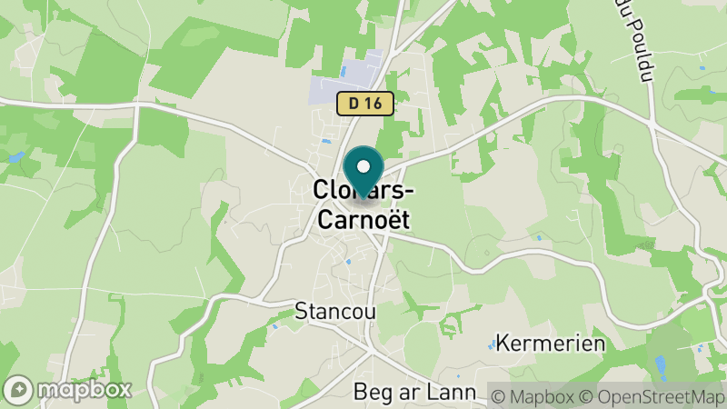 Carte - Clohars-Carnoët