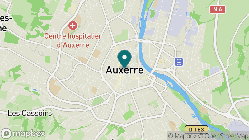 Carte - Auxerre