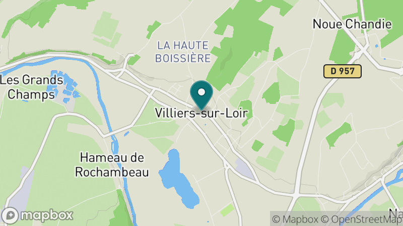 Carte - Villiers-sur-loir