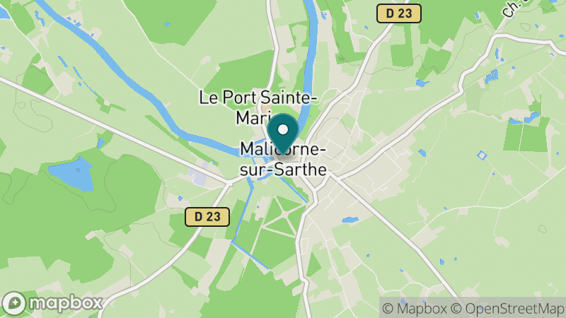 Carte - Malicorne-sur-Sarthe