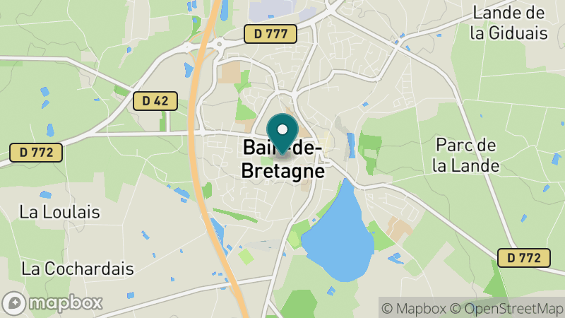 Carte - Bain-de-Bretagne