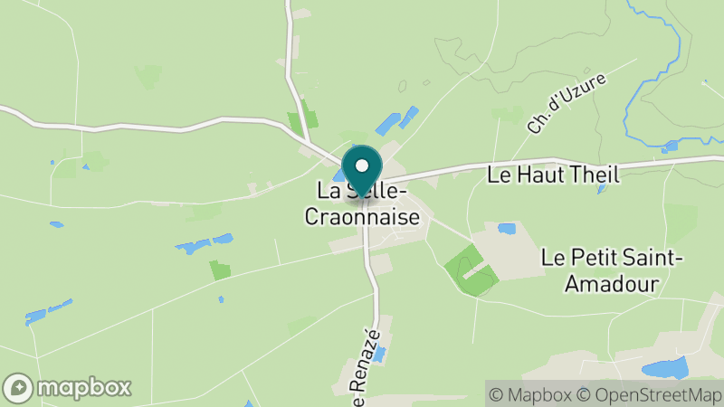 Carte - La Selle-Craonnaise