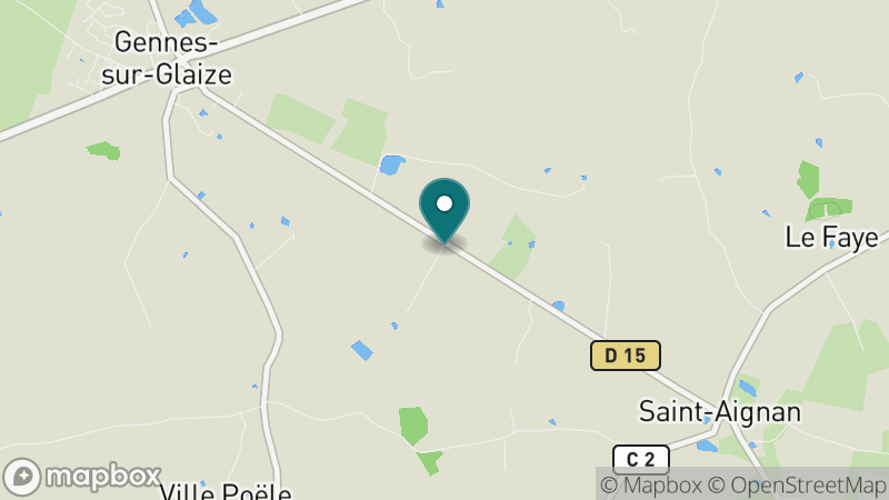 Carte - Gennes Sur Glaize