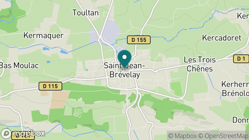 Carte - Saint Jean Brevelay