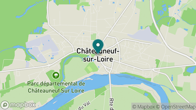 Carte - Chateauneuf Sur Loire