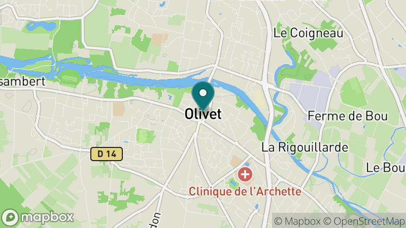 Carte - Olivet