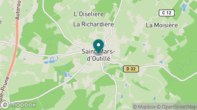 Carte - Saint-Mars-d'Outillé