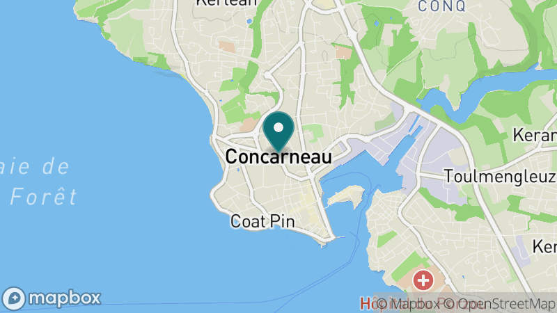 Carte - Concarneau