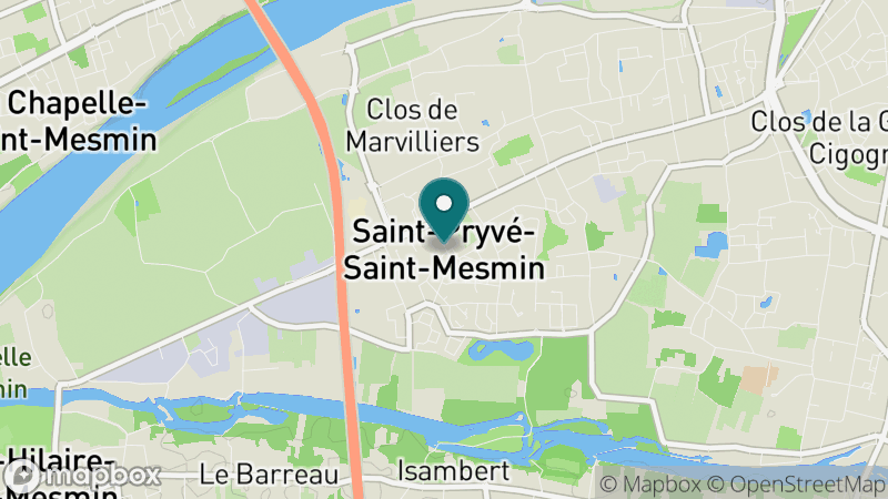 Carte - Saint-Pryvé-Saint-Mesmin