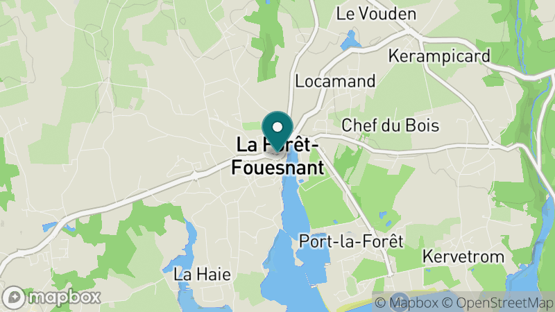 Carte - La Foret Fouesnant