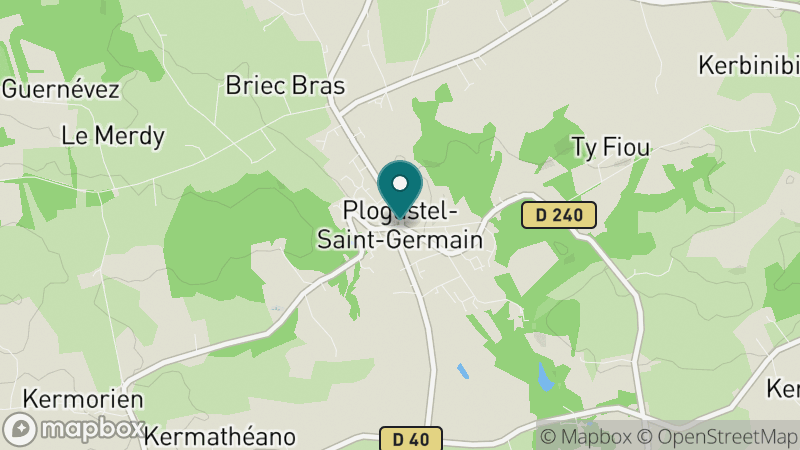 Carte - Plogastel Saint Germain