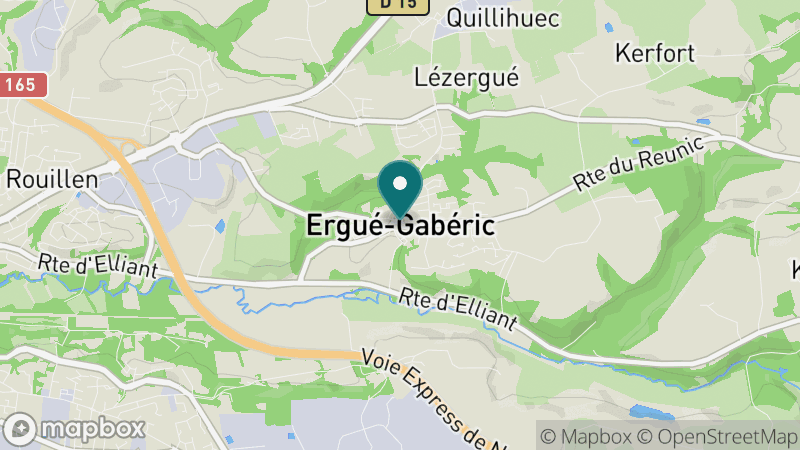 Carte - Ergue Gaberic