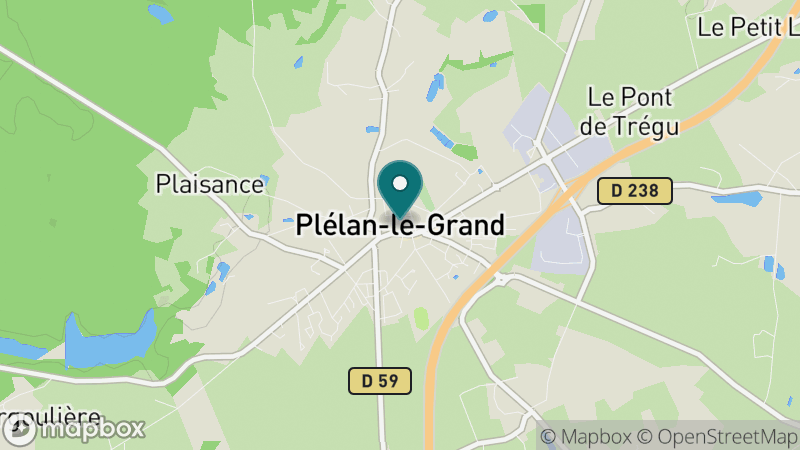 Carte - Plélan-le-Grand