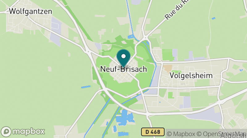 Carte - Neuf Brisach