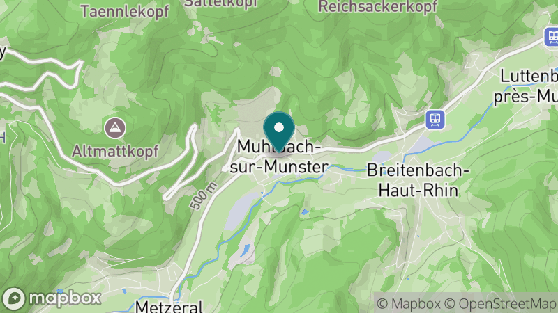 Carte - Muhlbach Sur Munster
