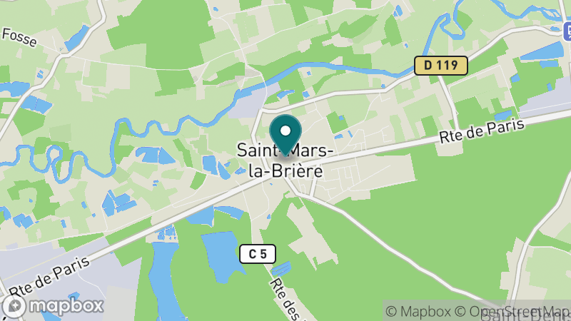 Carte - Saint Mars La Briere