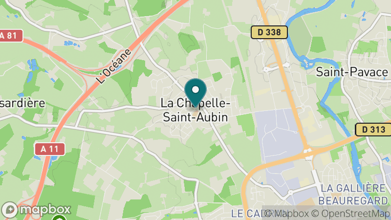 Carte - La Chapelle Saint Aubin