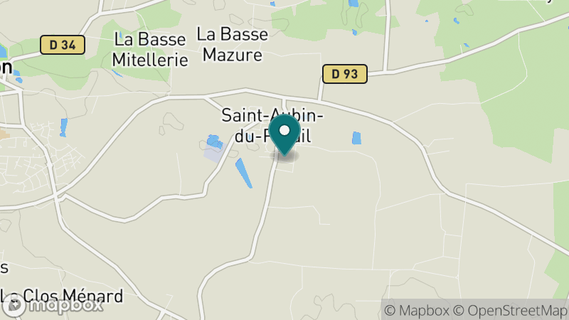 Carte - Saint-Aubin-du-Pavail