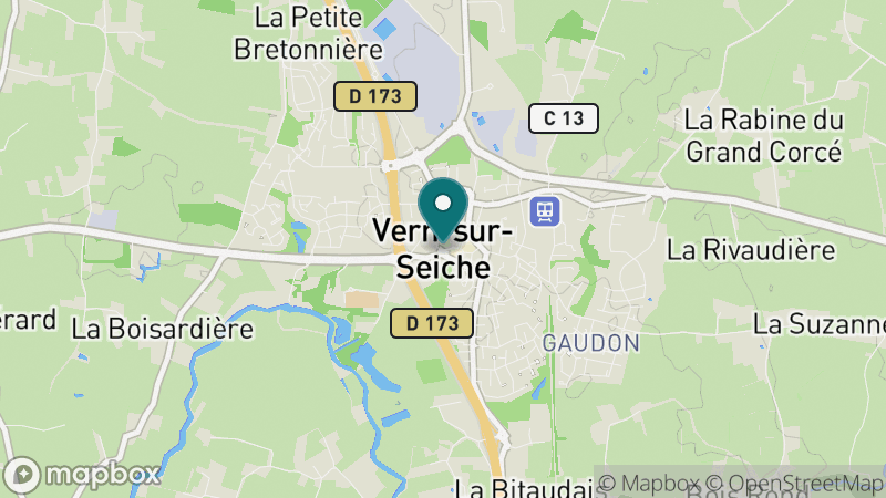 Carte - Vern Sur Seiche