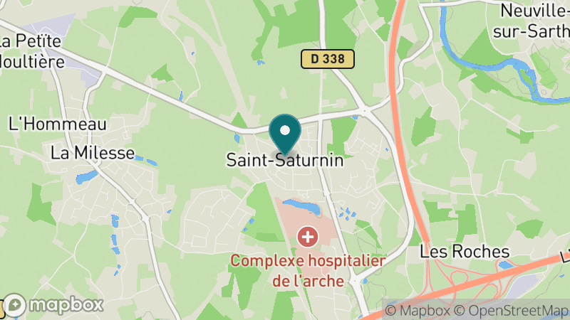 Carte - Saint-Saturnin