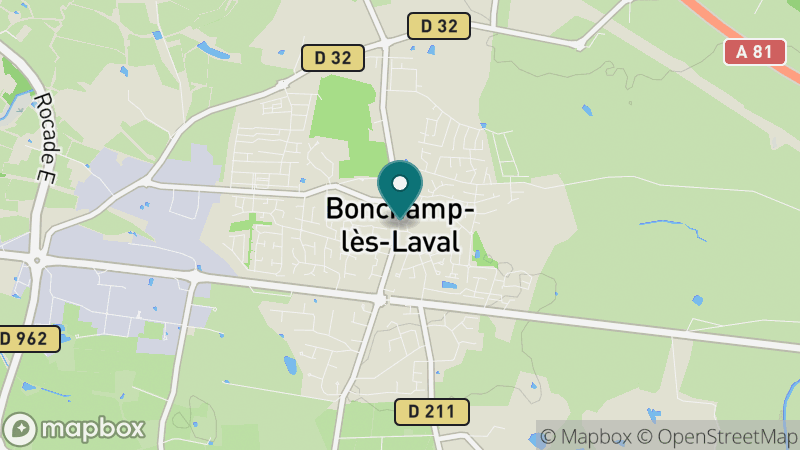 Carte - Bonchamp Les Laval