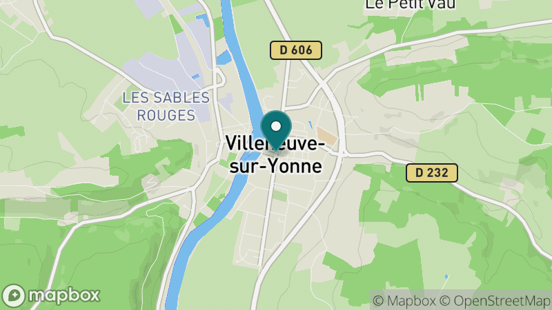 Carte - Villeneuve-sur-Yonne