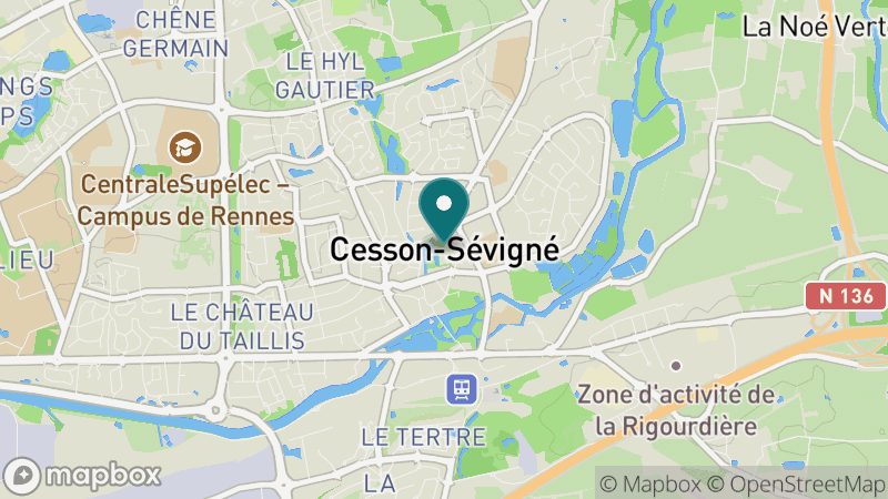 Carte - Cesson-Sévigné