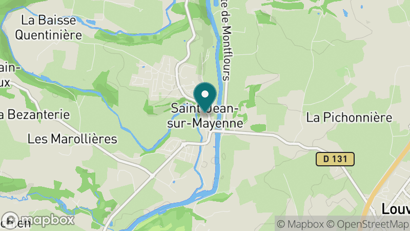 Carte - Saint Jean Sur Mayenne