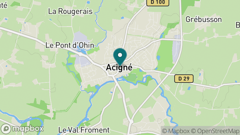 Carte - Acigne