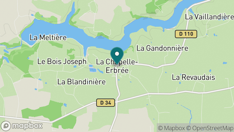 Carte - La Chapelle-Erbrée