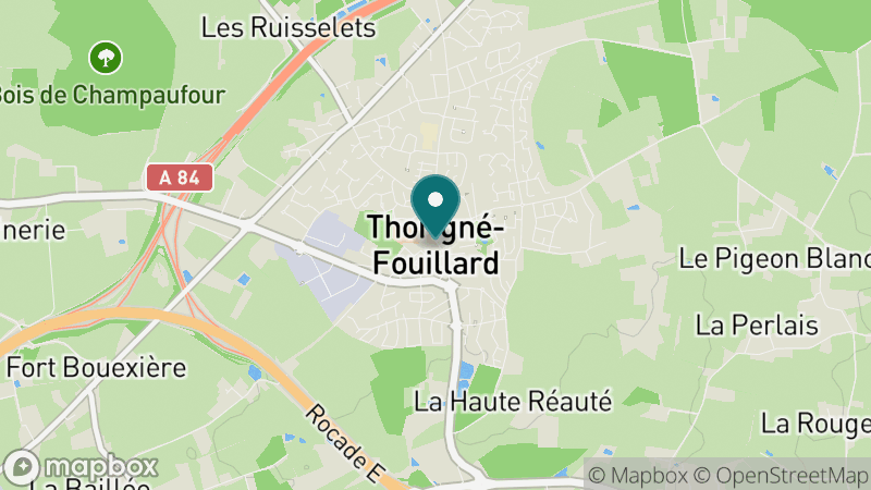 Carte - Thorigne Fouillard