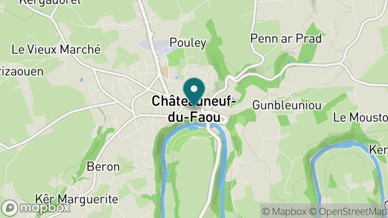 Carte - Chateauneuf Du Faou