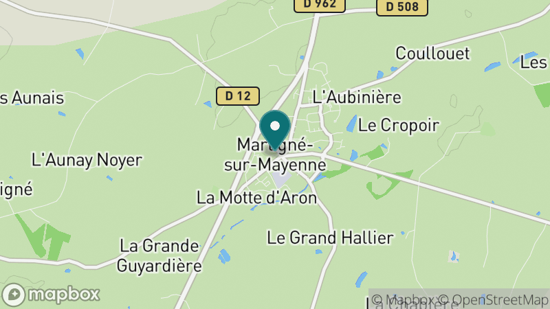 Carte - Martigne Sur Mayenne