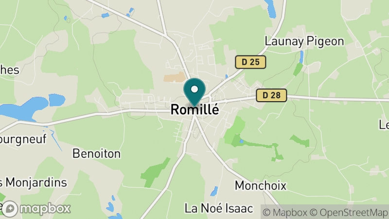Carte - Romillé