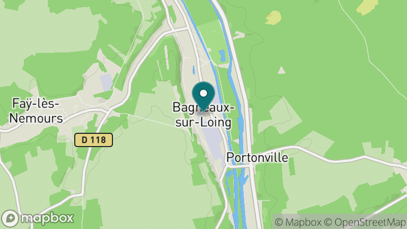 Carte - Bagneaux-sur-Loing