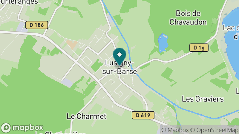 Carte - Lusigny-sur-barse