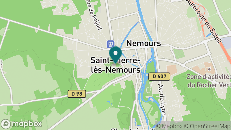 Carte - Saint-Pierre-lès-Nemours