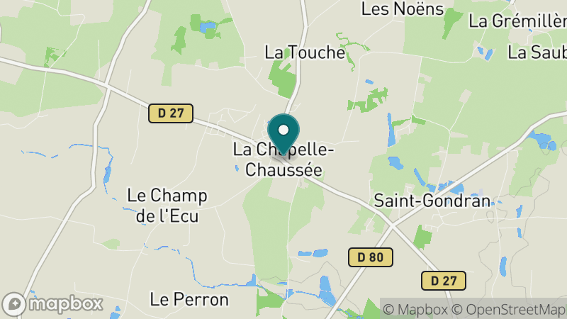 Carte - La Chapelle Chaussee