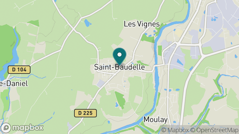 Carte - Saint Baudelle