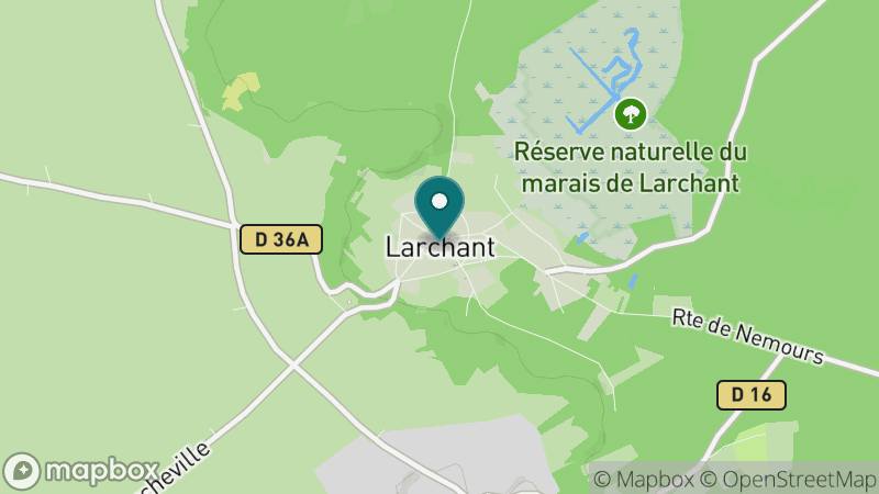 Carte - Larchant