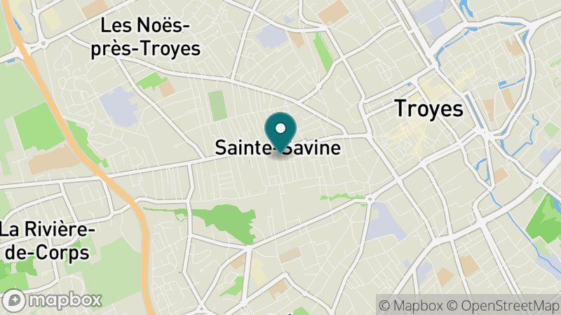 Carte - Sainte-Savine