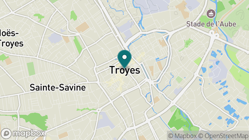 Carte - Troyes