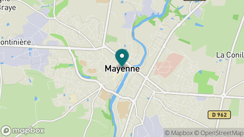 Carte - Mayenne