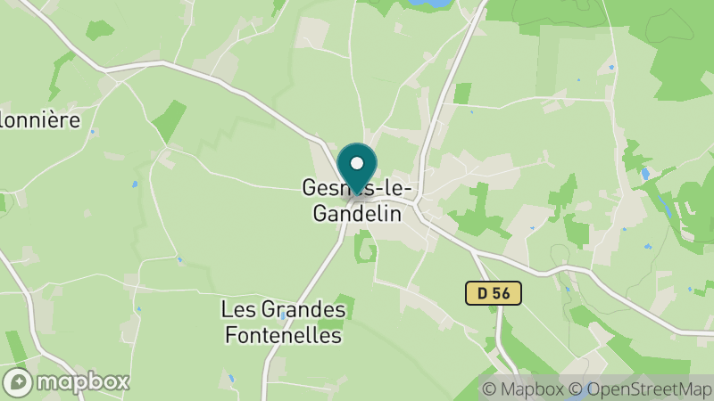 Carte - Gesnes Le Gandelin